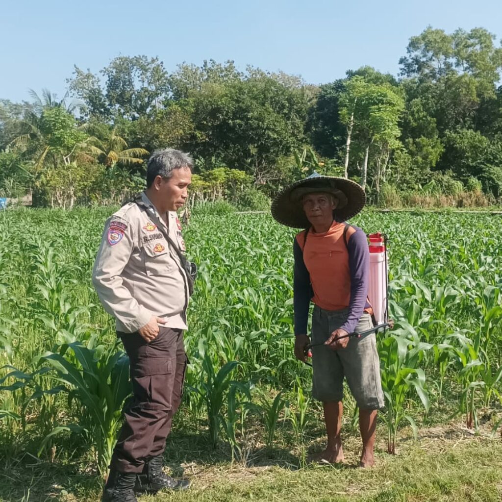Bhabinkamtibmas Desa Sandik Ajak Warga Dusun Tato Barat Wujudkan Swasembada Pangan
