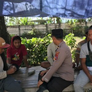 Polres Lombok Barat Ajak Pemuda Desa Perampuan Aktif Jaga Kamtibmas