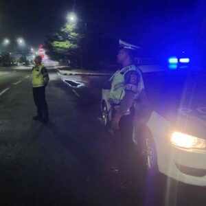 Satlantas Lombok Barat Intensifkan Patroli Malam di Baypass BIL untuk Cegah Balap Liar