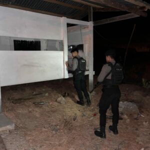 Unit Obvit Sat Samapta Polres Bima Kota Laksanakan Pengamanan Aset Vital PT. PLN UPP6 Nusa Tenggara 1 PLTU Bima