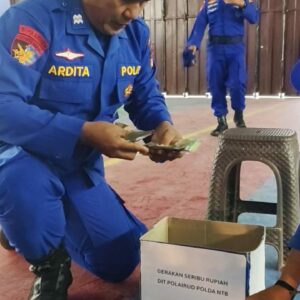 Gerakan Kecil Dampak Besar, Aksi Peduli Polairud Polda NTB
