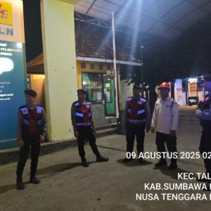 Sat Samapta Polres Sumbawa Barat Gelar Patroli Obvit di PT PLN Persero