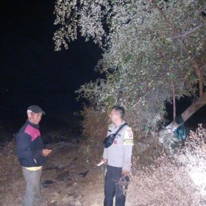 Polsek Alas Barat Gelar Patroli Blue Light, Jaga Kamtibmas dan Dekatkan Diri dengan Masyarakat