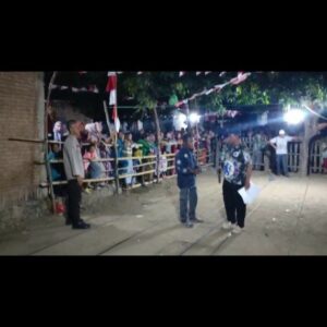 BHABINKAMTIBMAS DESA LUNE HADIRI DAN AMANKAN LOMBA HUT RI KE-80