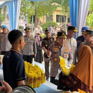 Kapolri Tinjau GPM Polda Banten, Telah Distribusikan 27 Ton Beras SPHP ke Masyarakat