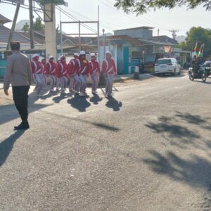 Pengamanan Lomba Gerak Jalan Dalam Rangka Menyambut HUT Ke-80 Kemerdekaan Republik Indonesia