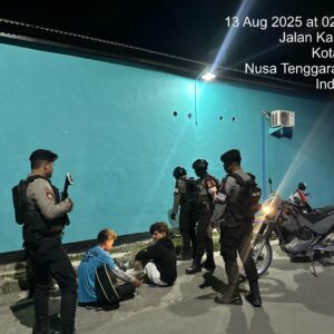 Sat Samapta Polres Bima Kota Gelar Patroli Malam Antisipasi Aksi 3C