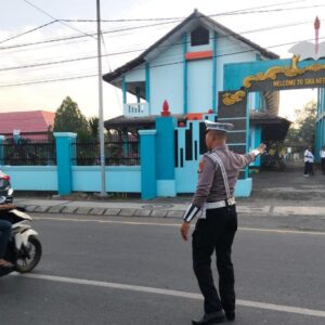 Sat Lantas Polres Bima Kota Laksanakan Rawan Pagi, Lancarkan Arus Lalu Lintas dan Antisipasi Laka Lantas