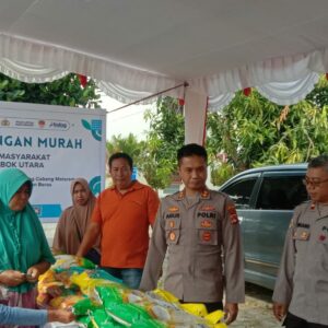 Polres Lombok Utara Gelar GPM Bersama Bulog Stabilkan Harga Beras