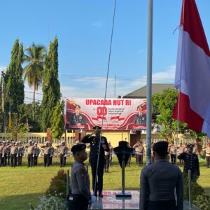 Kapolres Bima Kota Pimpin Upacara Peringatan HUT RI ke-80