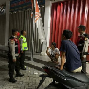 Polsek Tanjung Gelar Patroli Malam, Sasar Pemuda dan Pelajar yang Masih Berkeliaran