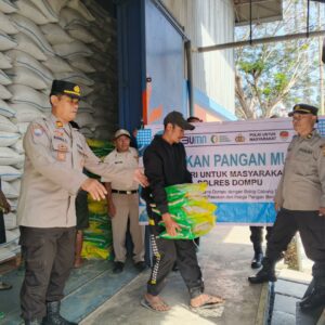 Gerakan pangan murah Polri bantu masyarakat Dompu stabilkan harga beras
