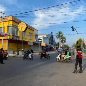Unit Patmor dan Sat Lantas Polres Dompu Gelar Rawan Pagi dalam Rangka KRYD