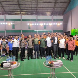 Kapolres Lombok Utara Hadiri Pembukaan Turnamen Badminton Wondr by BNI Sirkuit Nasional B NTB 2025