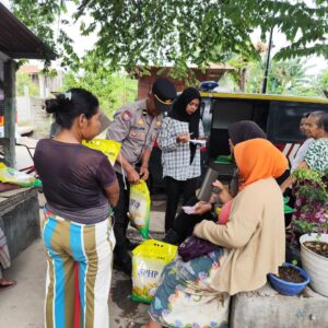 Polres Lombok Utara Bersama Bulog Gelar Gerakan Pangan Murah di Empat Kecamatan