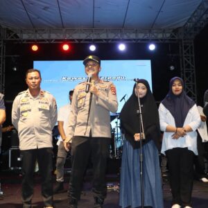 Kapolres Bima Kota Sampaikan Pesan Kamtibmas pada Kegiatan Cek Sound di Paruga Nae