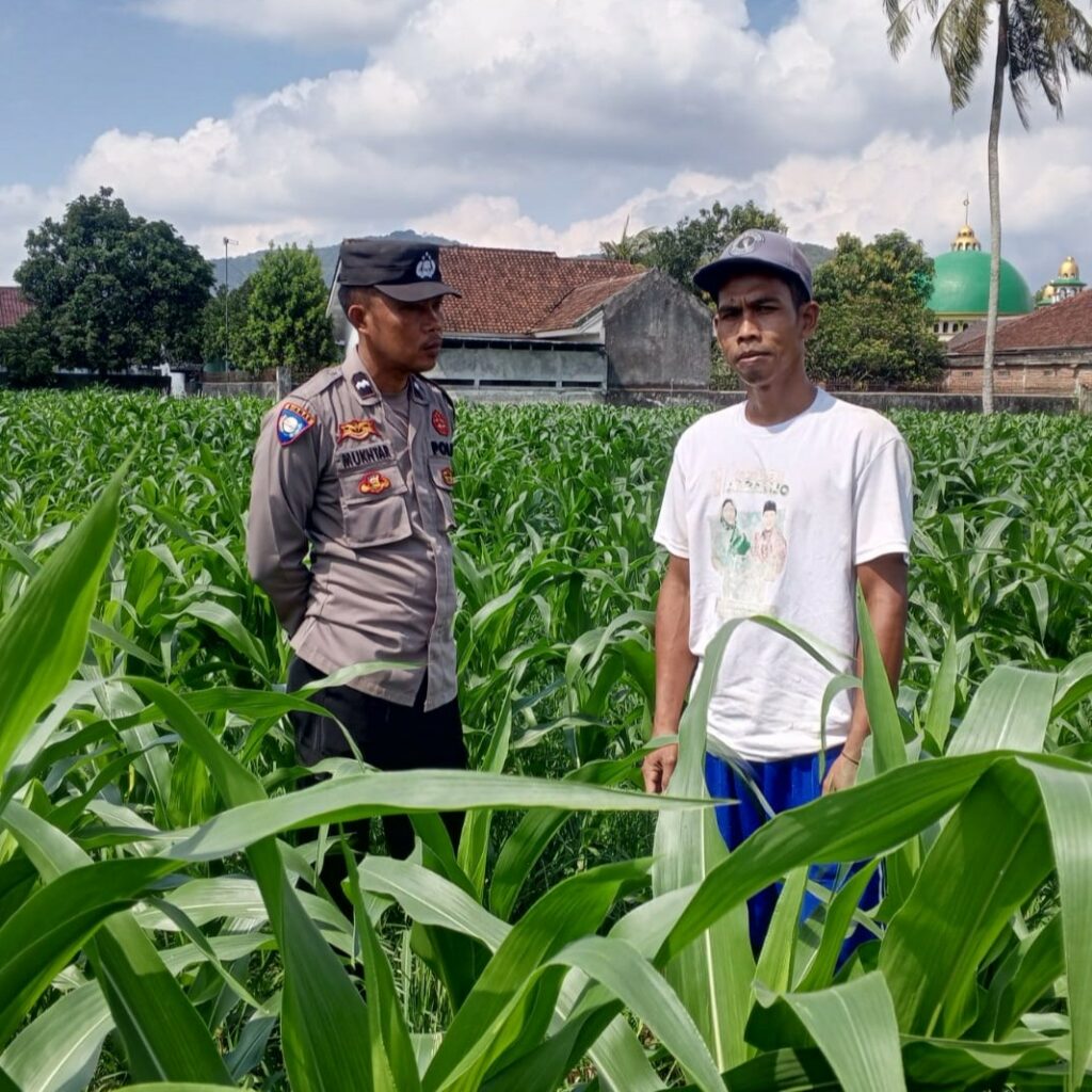 Bhabinkamtibmas Kuripan Ajak Warga Dusun Due Pelet Wujudkan Ketahanan Pangan