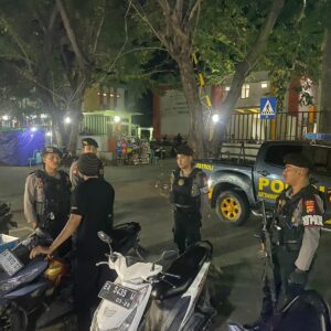 Sat Samapta Polres Bima Kota Gelar Patroli Blue Light di Sejumlah Titik Strategis