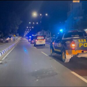 Polres Lombok Utara Gelar Patroli Skala Besar Jaga Stabilitas Kamtibmas