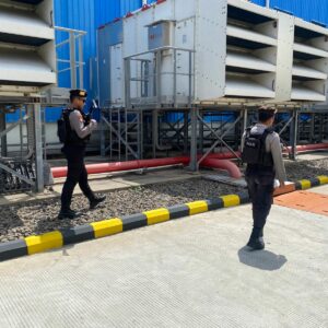 Unit Pamobvit Sat Samapta Polres Bima Kota Laksanakan Pengamanan Objek Vital PLTMG Bonto Bima