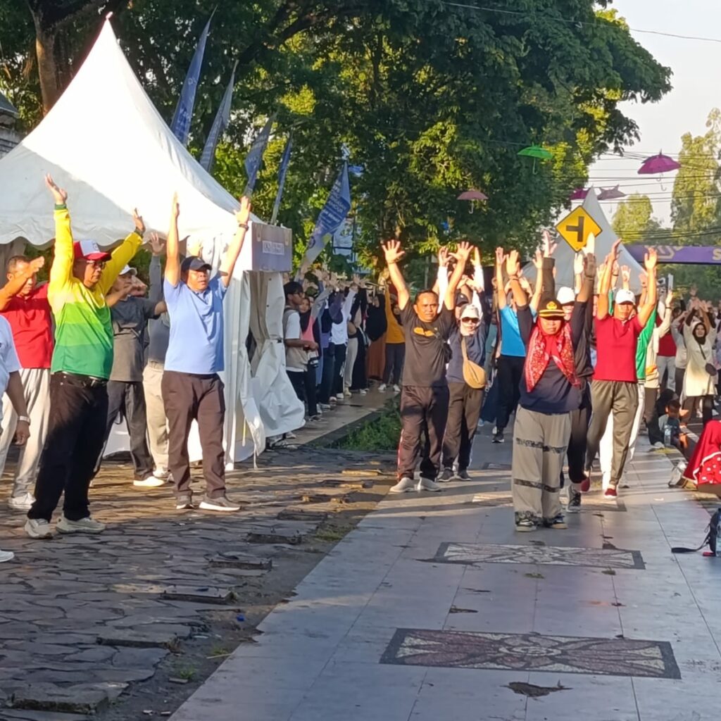 Ribuan Warga Padati Car Free Day di Dasan Geres, Gerung Lombok Barat