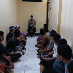 Kuatkan Jiwa Spiritual Para Tahanan, Sat Tahti Polres Bima Kota Rutin Gelar Pembinaan Rohani