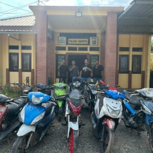 Tim Opsnal Polsek Asakota Gagalkan Peredaran Belasan Sepeda Motor Bodong Berbagai Merek