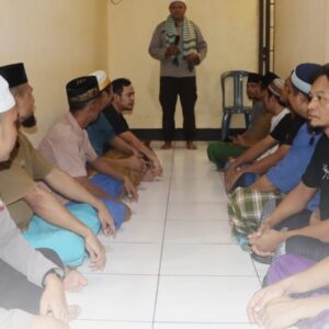 Sat Tahti Polres Bima Kota Gelar Binrohtal, Bangun Kepribadian dan Spiritualitas Para Tahanan