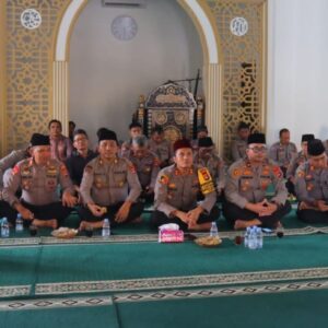 Polres Lombok Utara Gelar Binrohtal Rutin, Perkuat Keimanan dan Mental Personel