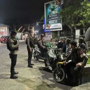 Sat Samapta Polres Bima Kota Laksanakan Patroli Dialogis, Wujudkan Keamanan dan Kenyamanan Masyarakat