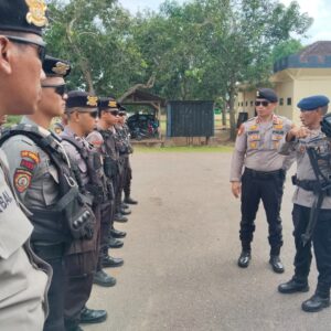 Sat Samapta Polres Bima Kota Gelar Latihan Menembak Gas Air Mata (Flashball) Bersama Sat Brimob Kompi C Polda NTB