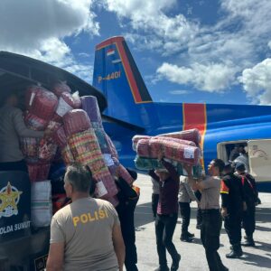 Bantuan Logistik Terus Mengalir, Polda Sumut Pastikan Distribusi Aman dan Tepat Sasaran ke Wilayah Terdampak Bencana