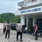 Polsek Sekotong Jamin Keamanan Vital Depot LPG Lombok