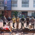 Wujudkan Kepastian Hukum, Wakapolres Sumbawa Hadiri Pemusnahan Barang Bukti Inkracht di Kejari